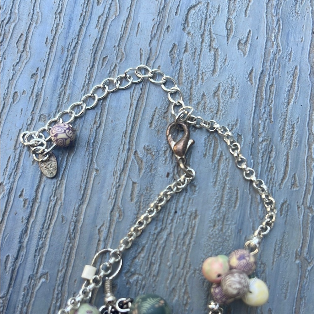 Viva Beads Clay Beaded Necklace and Earring Set - Picture 4 of 6